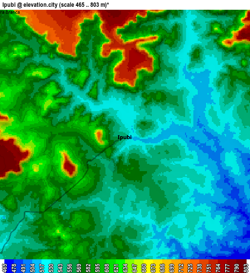 Zoom OUT 2x Ipubi, Brazil elevation map