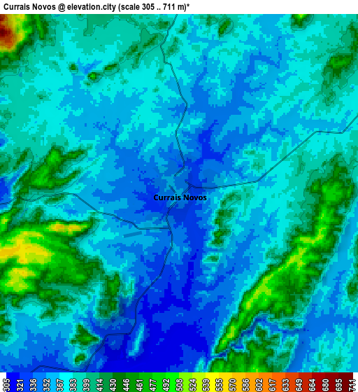 Zoom OUT 2x Currais Novos, Brazil elevation map