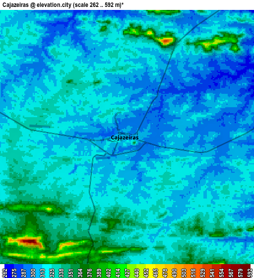 Zoom OUT 2x Cajazeiras, Brazil elevation map