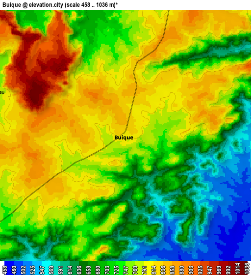 Zoom OUT 2x Buíque, Brazil elevation map