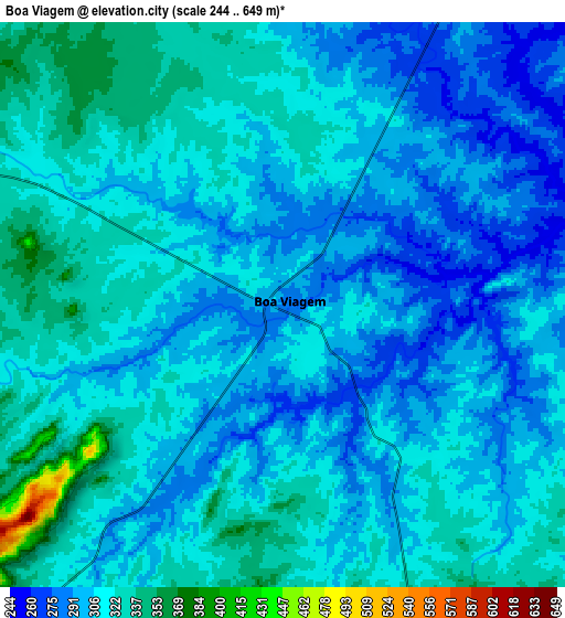 Zoom OUT 2x Boa Viagem, Brazil elevation map