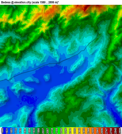 Zoom OUT 2x Bedēsa, Ethiopia elevation map