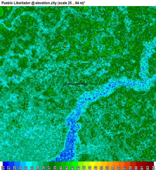 Zoom OUT 2x Pueblo Libertador, Argentina elevation map