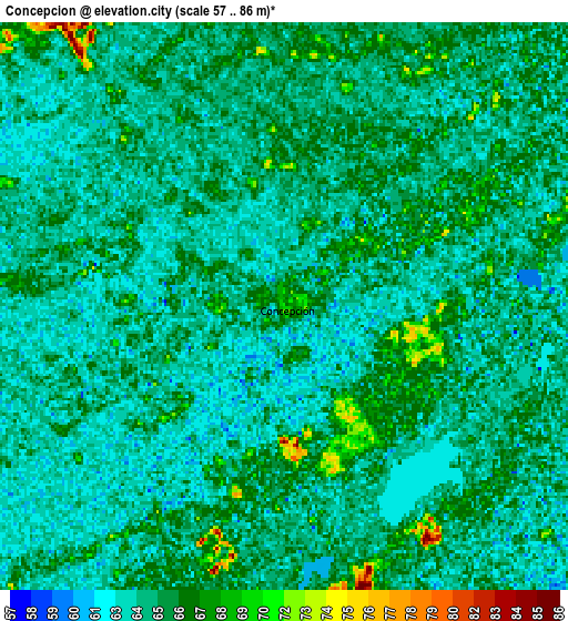 Zoom OUT 2x Concepción, Argentina elevation map