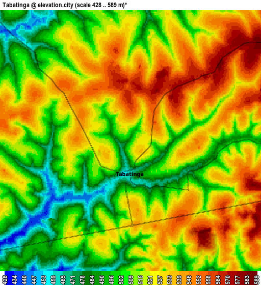 Zoom OUT 2x Tabatinga, Brazil elevation map