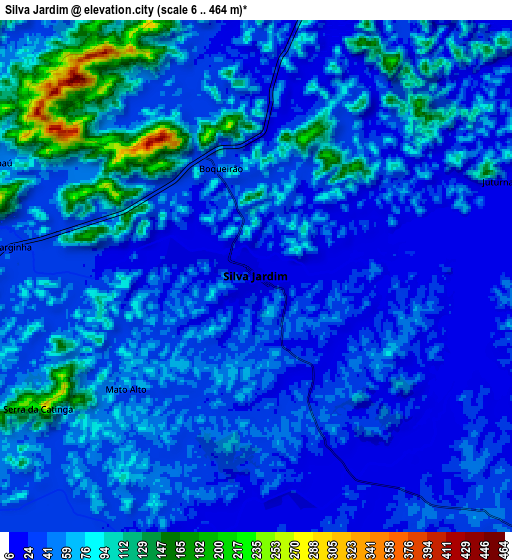 Zoom OUT 2x Silva Jardim, Brazil elevation map