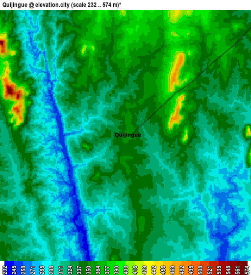 Zoom OUT 2x Quijingue, Brazil elevation map