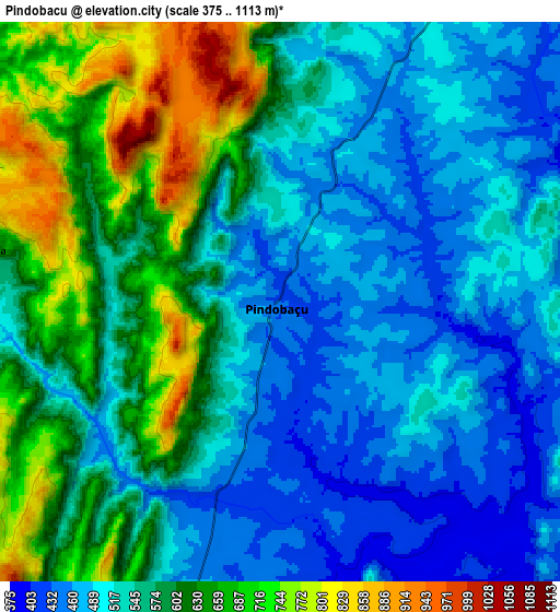 Zoom OUT 2x Pindobaçu, Brazil elevation map