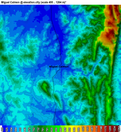 Zoom OUT 2x Miguel Calmon, Brazil elevation map