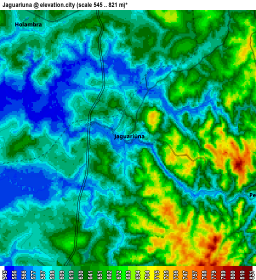 Zoom OUT 2x Jaguariúna, Brazil elevation map