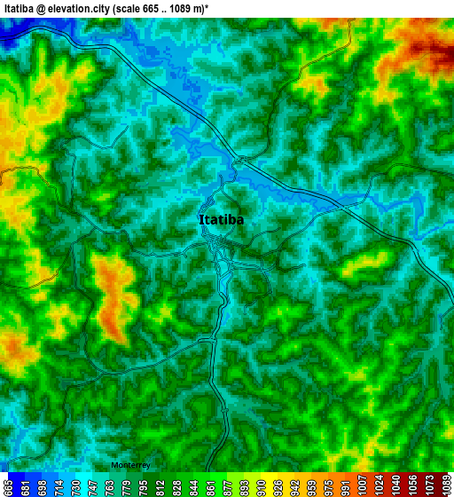 Zoom OUT 2x Itatiba, Brazil elevation map