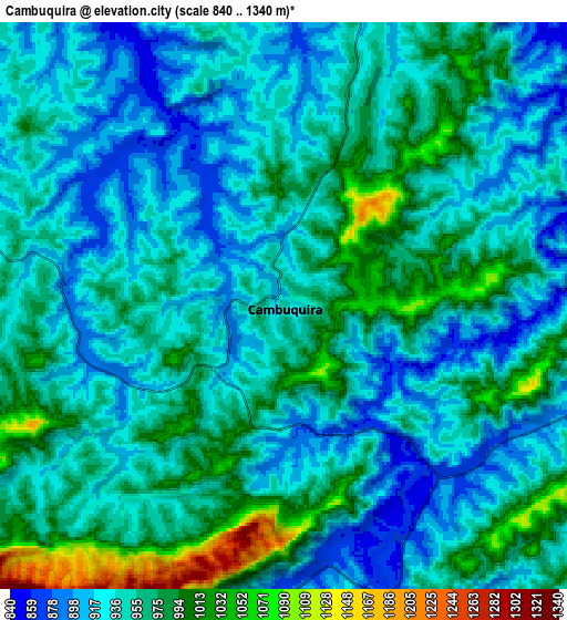 Zoom OUT 2x Cambuquira, Brazil elevation map