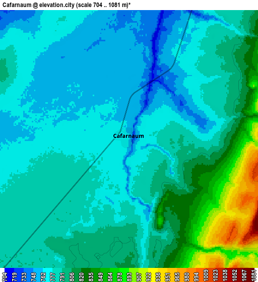 Zoom OUT 2x Cafarnaum, Brazil elevation map
