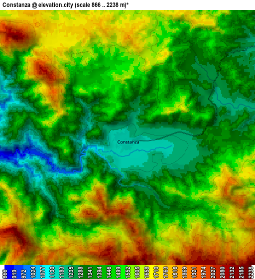 Zoom OUT 2x Constanza, Dominican Republic elevation map