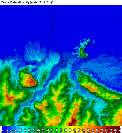 Zoom OUT 2x Teapa, Mexico elevation map