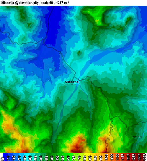 Zoom OUT 2x Misantla, Mexico elevation map