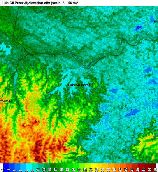 Zoom OUT 2x Luis Gil Pérez, Mexico elevation map