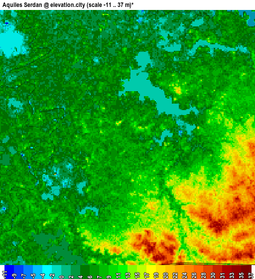 Zoom OUT 2x Aquiles Serdán, Mexico elevation map