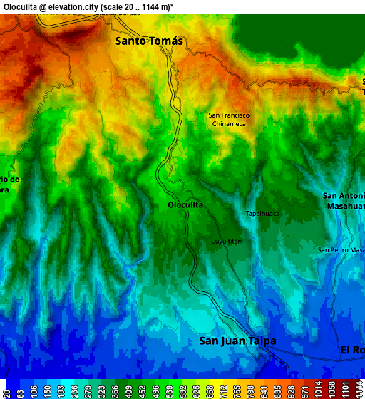 Zoom OUT 2x Olocuilta, El Salvador elevation map