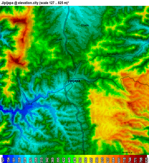 Zoom OUT 2x Jipijapa, Ecuador elevation map