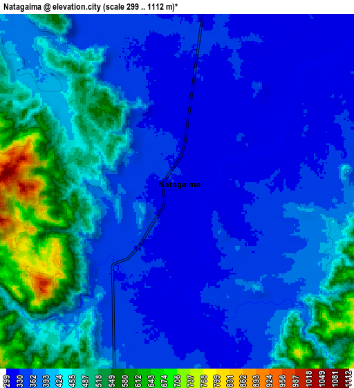 Zoom OUT 2x Natagaima, Colombia elevation map