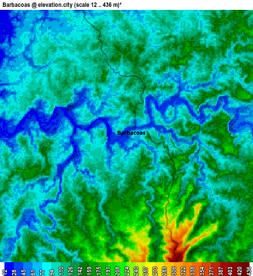 Zoom OUT 2x Barbacoas, Colombia elevation map