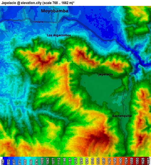 Zoom OUT 2x Jepelacio, Peru elevation map