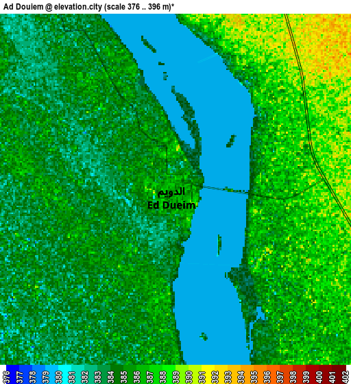 Zoom OUT 2x Ad Douiem, Sudan elevation map