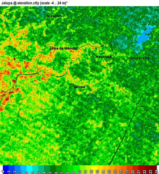 Zoom OUT 2x Jalupa, Mexico elevation map