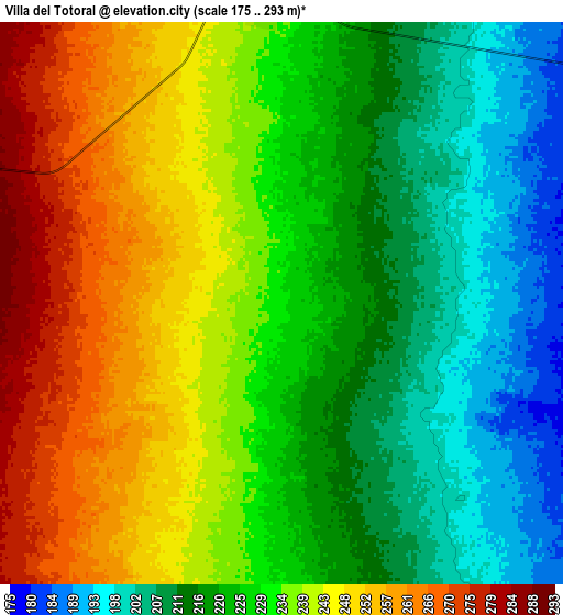 Zoom OUT 2x Villa del Totoral, Argentina elevation map