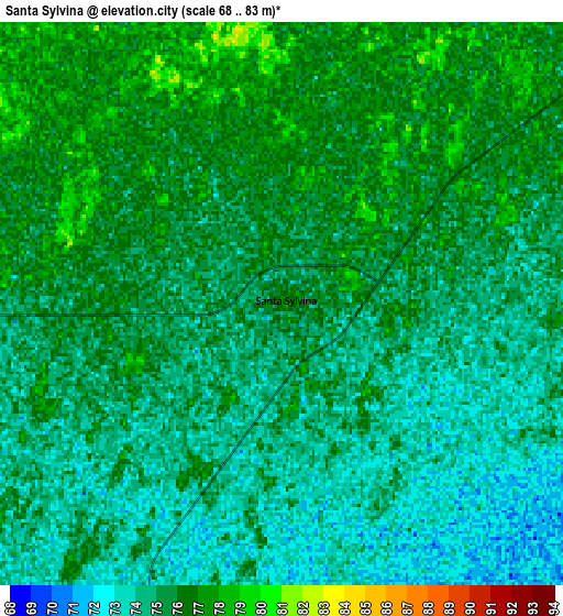 Zoom OUT 2x Santa Sylvina, Argentina elevation map