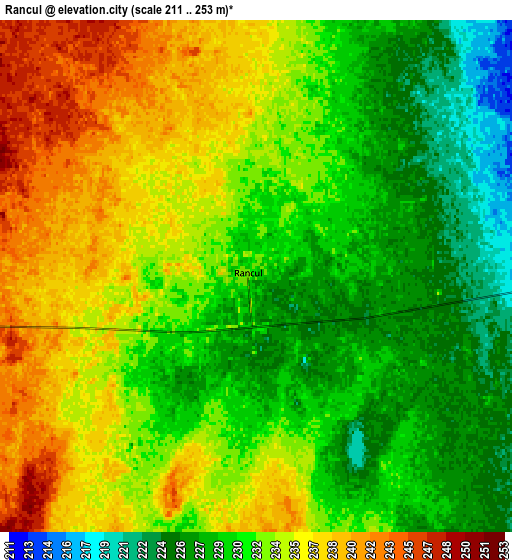 Zoom OUT 2x Rancul, Argentina elevation map