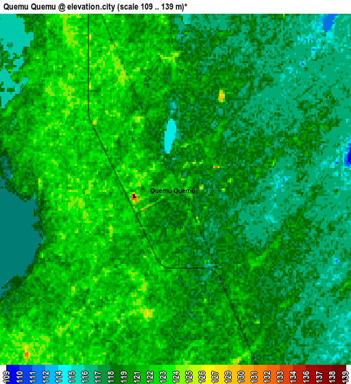 Zoom OUT 2x Quemú Quemú, Argentina elevation map