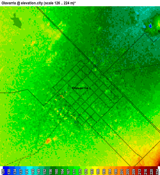 Zoom OUT 2x Olavarría, Argentina elevation map