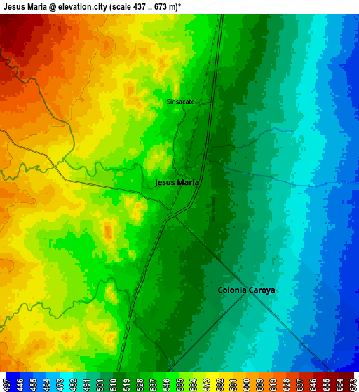 Zoom OUT 2x Jesús María, Argentina elevation map