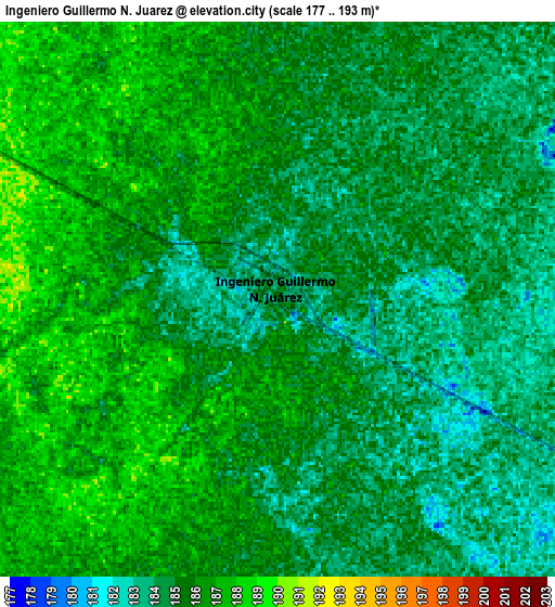 Zoom OUT 2x Ingeniero Guillermo N. Juárez, Argentina elevation map