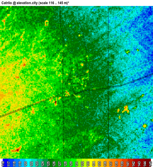 Zoom OUT 2x Catriló, Argentina elevation map