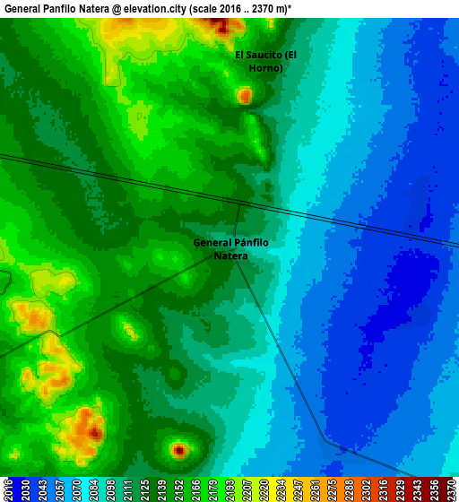 Zoom OUT 2x General Pánfilo Natera, Mexico elevation map