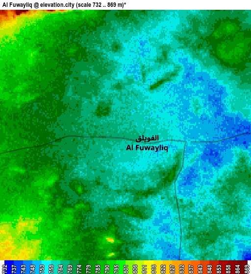 Zoom OUT 2x Al Fuwayliq, Saudi Arabia elevation map