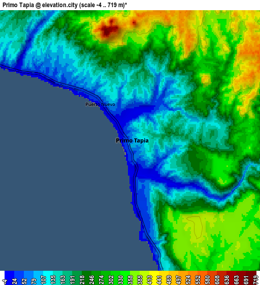 Zoom OUT 2x Primo Tapia, Mexico elevation map