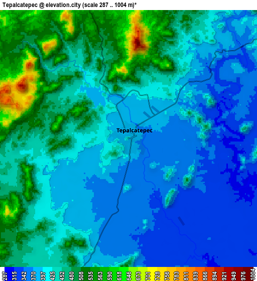 Zoom OUT 2x Tepalcatepec, Mexico elevation map
