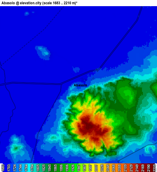 Zoom OUT 2x Abasolo, Mexico elevation map