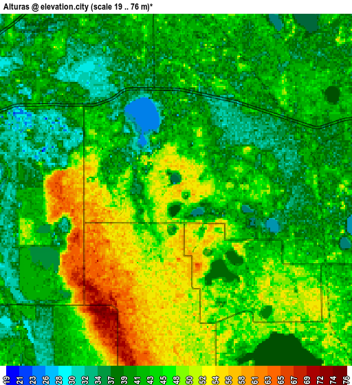 Zoom OUT 2x Alturas, United States elevation map