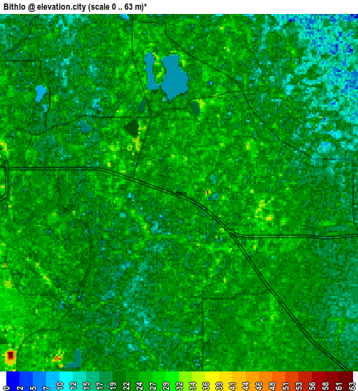 Zoom OUT 2x Bithlo, United States elevation map