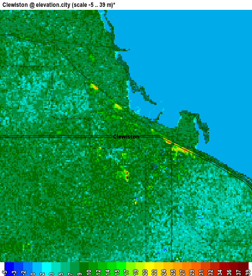 Zoom OUT 2x Clewiston, United States elevation map