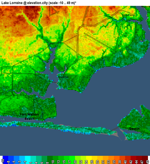 Zoom OUT 2x Lake Lorraine, United States elevation map