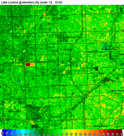 Zoom OUT 2x Lake Lucerne, United States elevation map