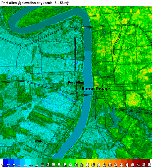 Zoom OUT 2x Port Allen, United States elevation map