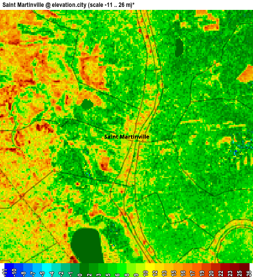 Zoom OUT 2x Saint Martinville, United States elevation map