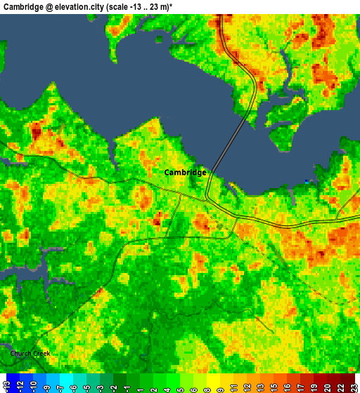 Zoom OUT 2x Cambridge, United States elevation map